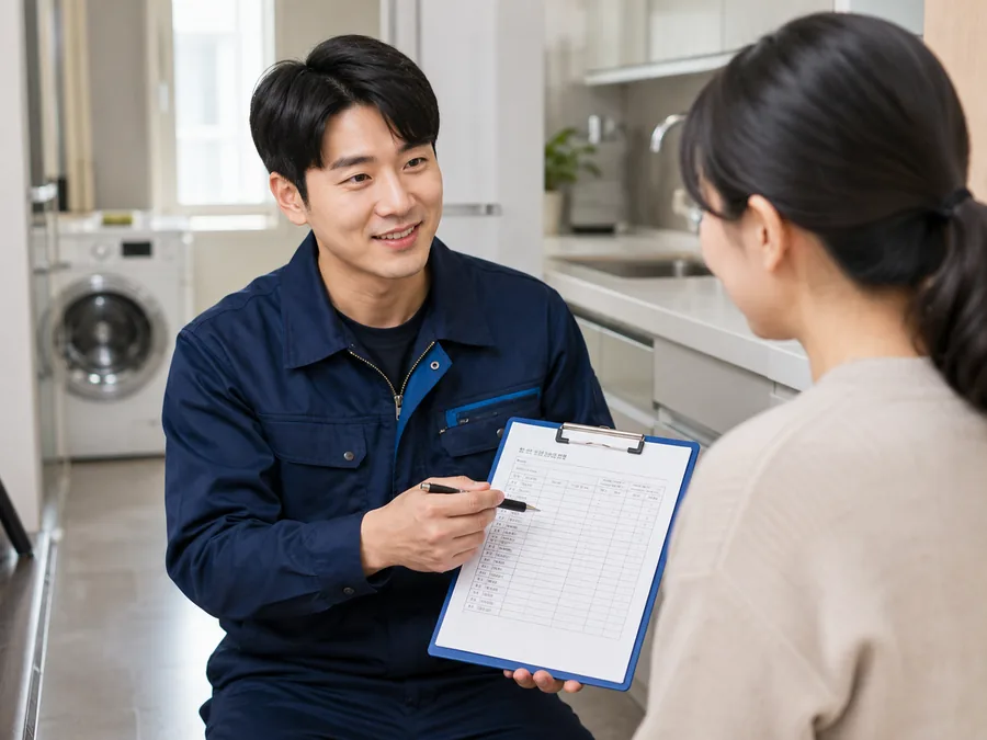 구의동 마무리 점검